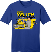 Comic Book Christian Yelich MLBPA Tee blue
